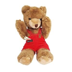 Schmid Musical Collectibles 1983 Brown Bear Red Shorts Hankerchief Gordon Fraser